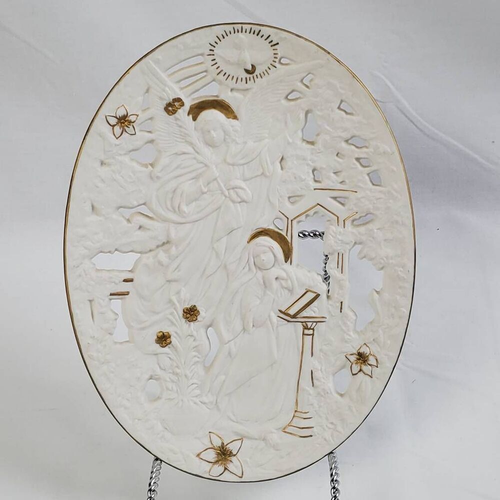 Bradford Exchange Angelic Moments "A Winged Messenger" Wall Plate 1996